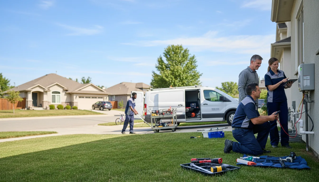 Tankless water heater service in Westfield Center, OH